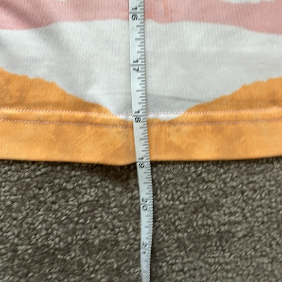 Lululemon Cool Racerback Bleacher Stripe White Iris Flower Size Small - Picture 6 of 8